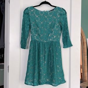 Green Lace Dress